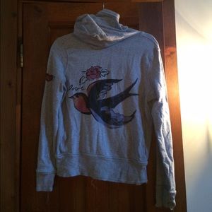 GAP distressed hoodie size M