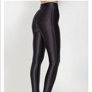 NWT AA Black Disco Pants
