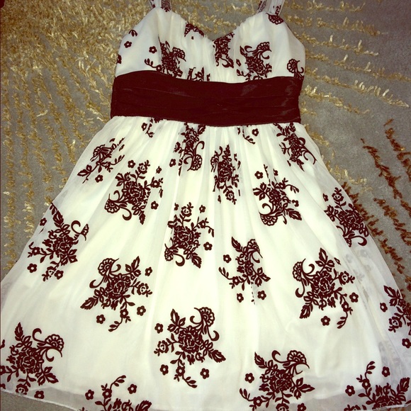 Black and white dress