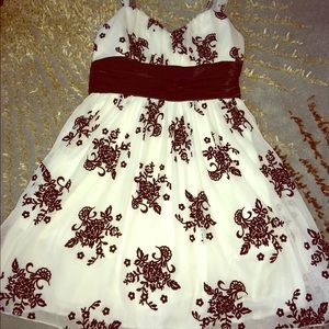 Black and white dress