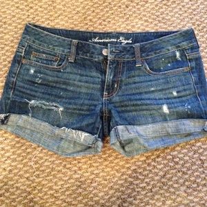 American Eagle distressed Jean shorts