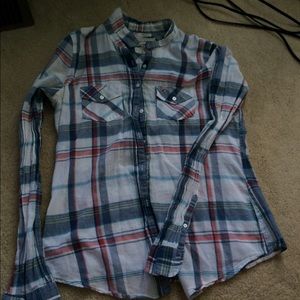 Hollister plaid long sleeve