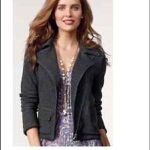 Cabi fleece moto jacket
