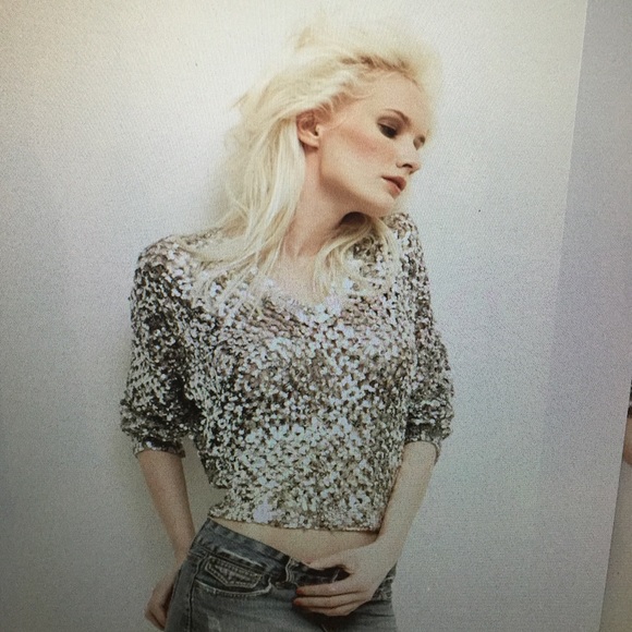 Gorgeous vintage sequin top - Picture 1 of 4