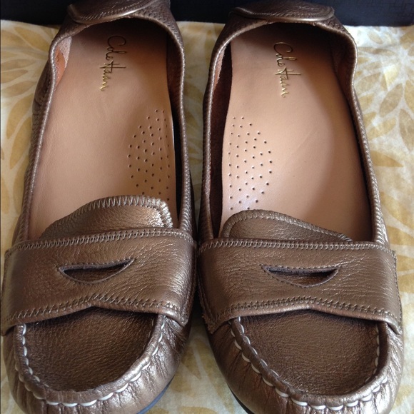 Bronze Cole Haan Flats