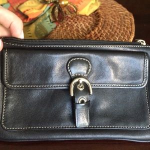Authentic Coach Lightly Used Black Wristlet