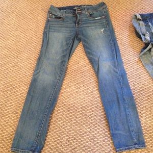 American eagle light wash skinny jeans