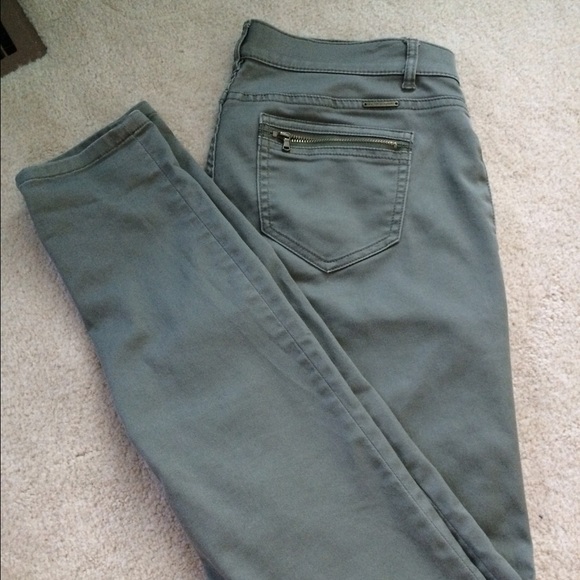 Army green jeans from NY&C