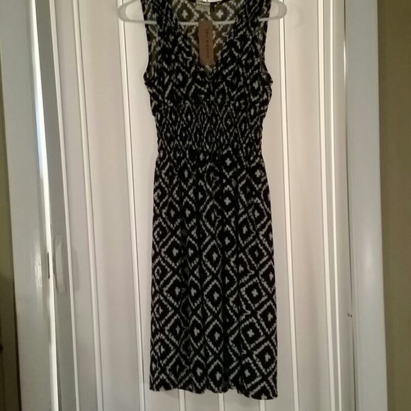 Black and white dress