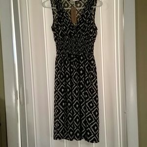 Black and white dress