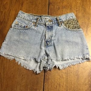 Levi Strauss & Co. Up-Cycled Denim Cutoff Shorts