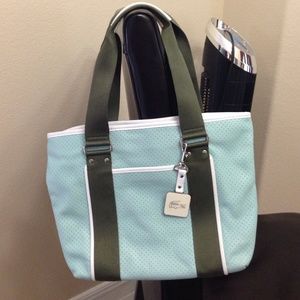Lacoste tote and wallet set