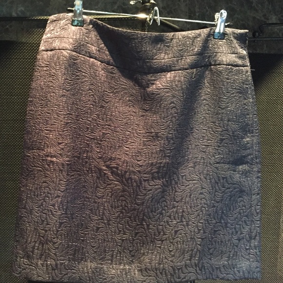 Black A-line skirt
