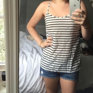 Striped J. Crew tank top