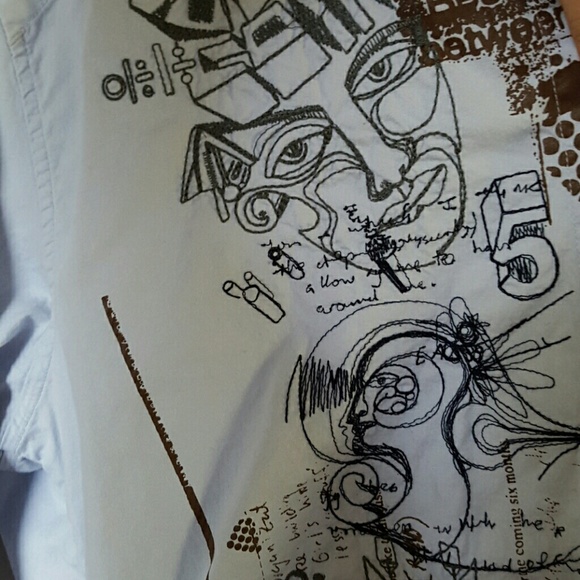 Volcom embroidered button down - Picture 3 of 3