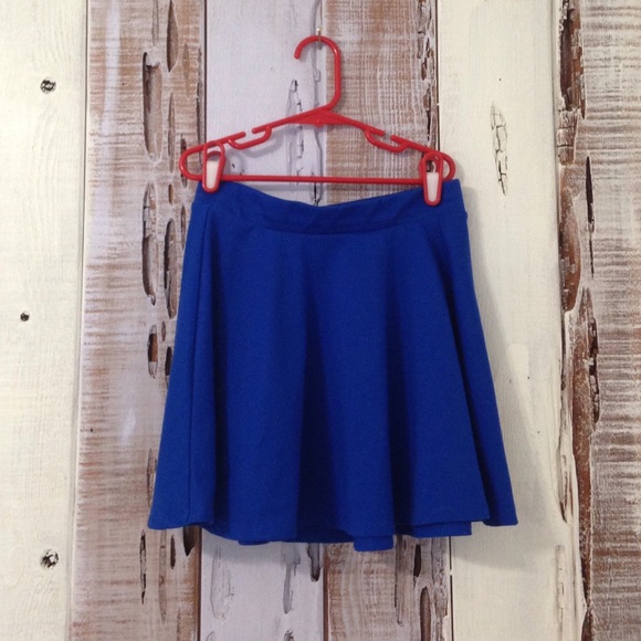 Blue Skater Skirt