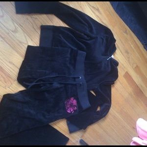 Juicy track suit pink and black