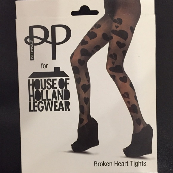House of Holland Broken Heart Tights