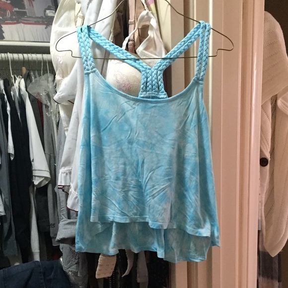 Blue Tye Dye Tank Top