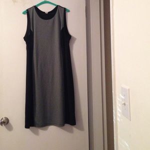 Black and grey dress.