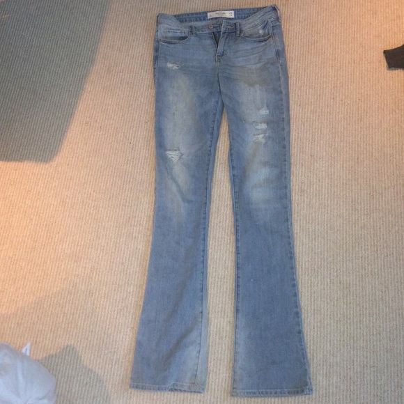 Abercrombie boot cut light jeans