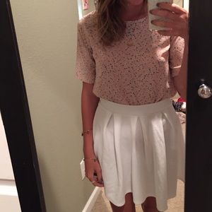 Floral, Open Back Shirt