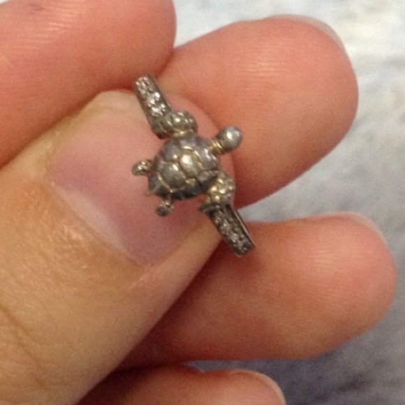 Adorable sea turtle ring size 5
