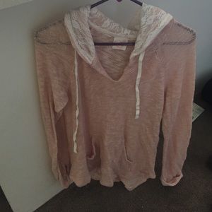 Pink Lace Hoodie