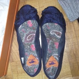 Navy Blue flats