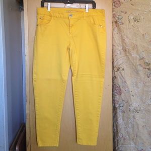 Yellow jeans