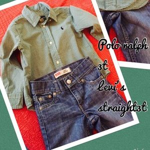 ***SOLD ON TOTSPOT***Polo Ralph Lauren 3t & Levi's