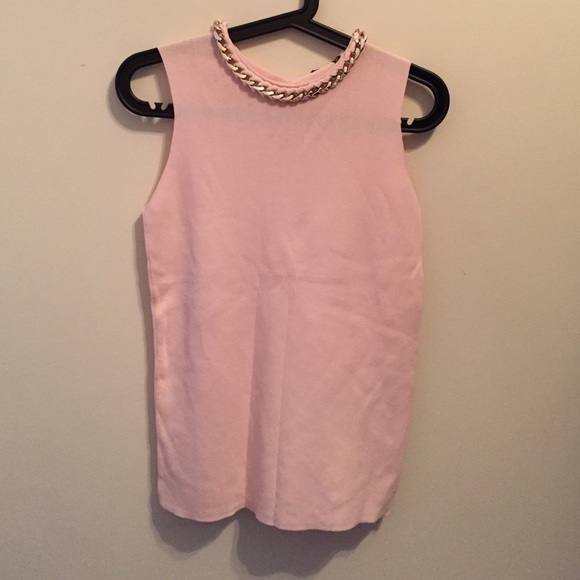 Zara fitted top with chain detail