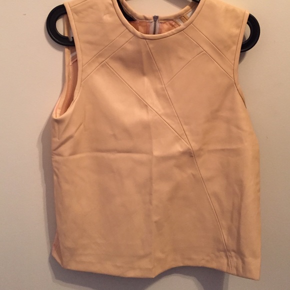 Zara leather top