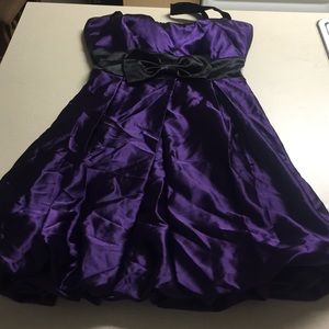Short purple dress