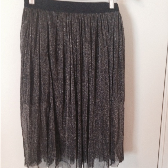 H.I.P. Shear Black sparkle skirt