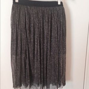H.I.P. Shear Black sparkle skirt