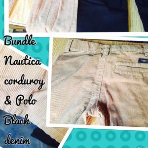 **SOLD ON TOTSPOT**bundle Nautica corduroy Polo