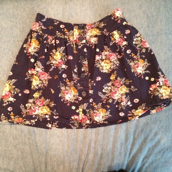 Floral circle skirt