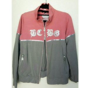 BCBG athletic zip up sweater