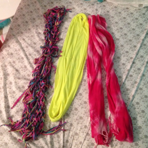 1 shall and 2 infinity scarfs