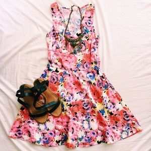 Pink Floral Sundress Perfect for the Season