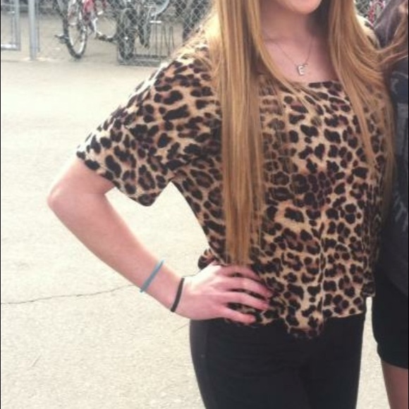 Cheetah Print Crop Top