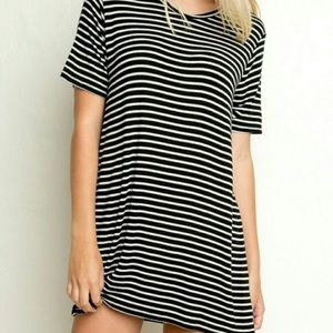 brandy melville b&w striped luana