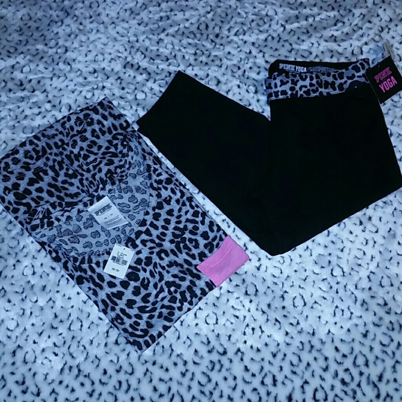 NWT VSPINK leopard print 2 Piece set - Picture 4 of 4
