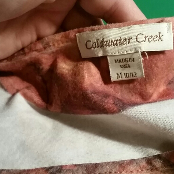 3/4  sleaves Coldwater creek top - Picture 3 of 3