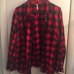 red and black flannel