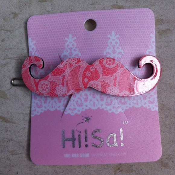 Mustache hair clip