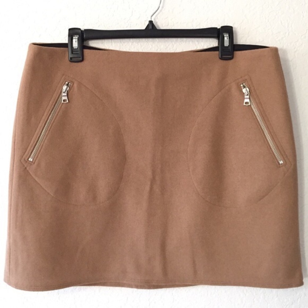 Gap Light Brown Wool Skirt