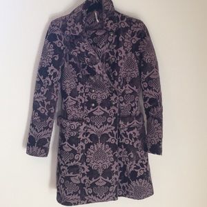 purple free people coat