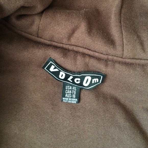Volcom Hooded Vest Sweatshirt - Picture 3 of 4